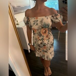 Mini floral dress